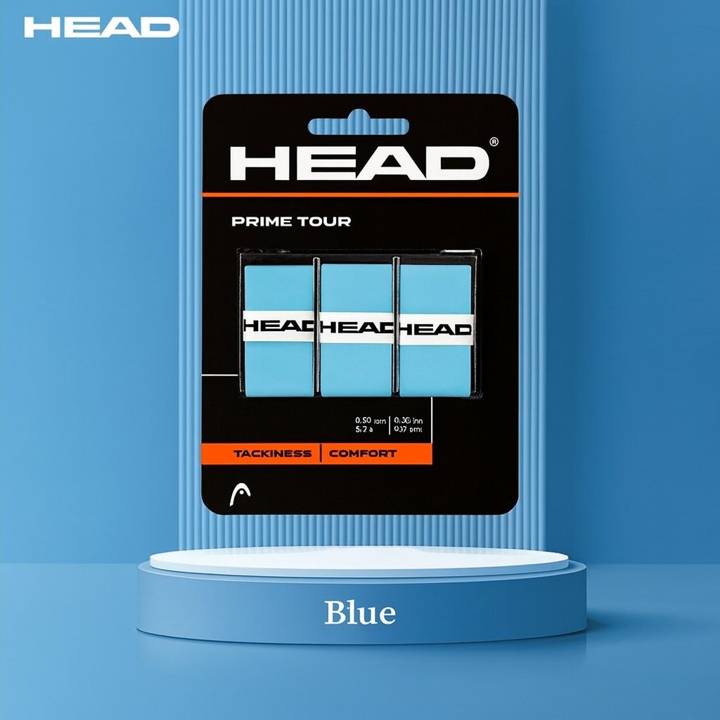 HEAD Racket Grip Tape – Blue (3 Pack)