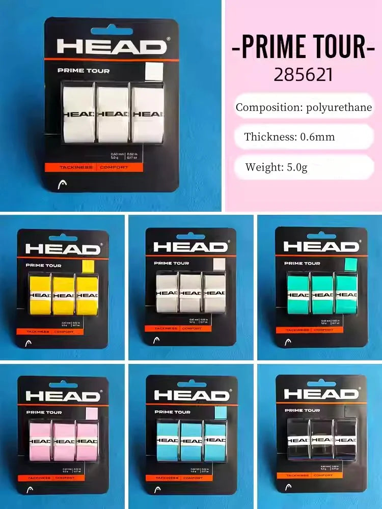 3pcs/lot HEAD Tennis Overgrip Sticky PU Hand Glue Padel Racket Tenis Grip Anti-Slip Training Sweatband For Tennis Badminton
