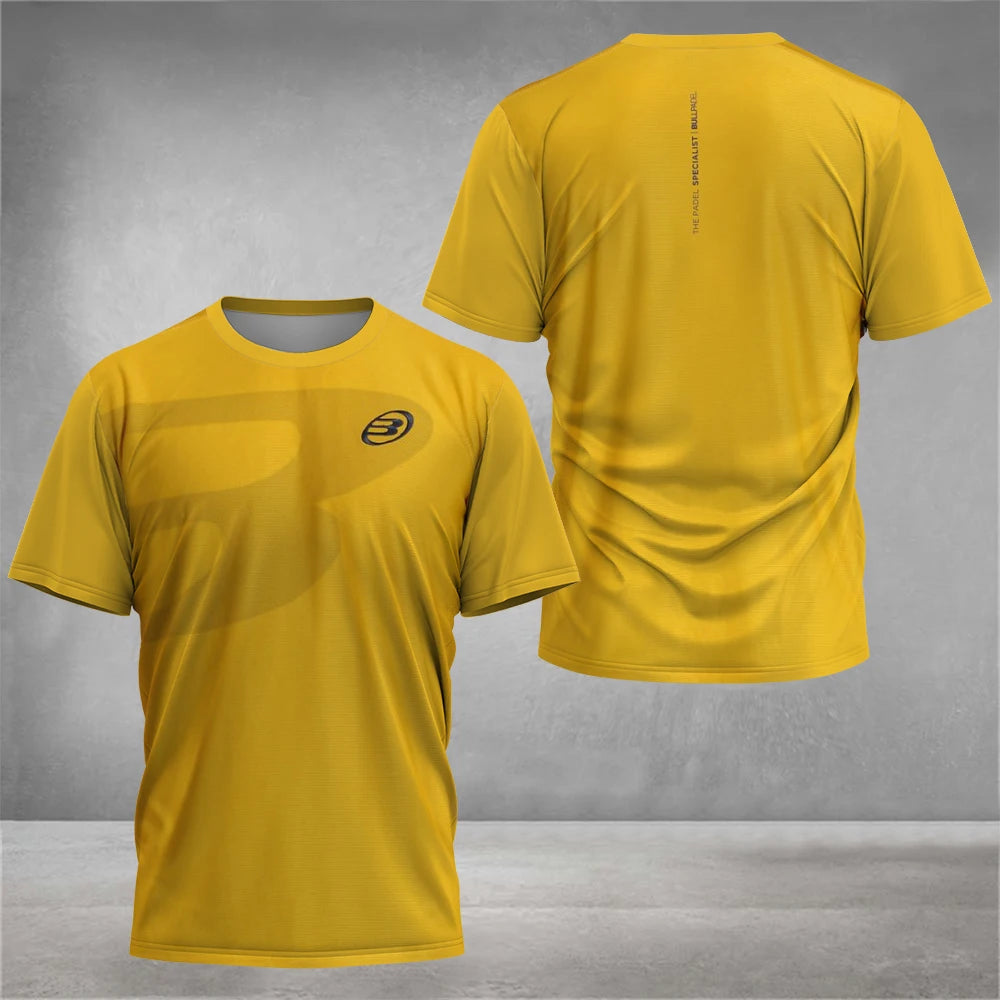 Bullpadel Unisex Performance Top – Mustard Yellow