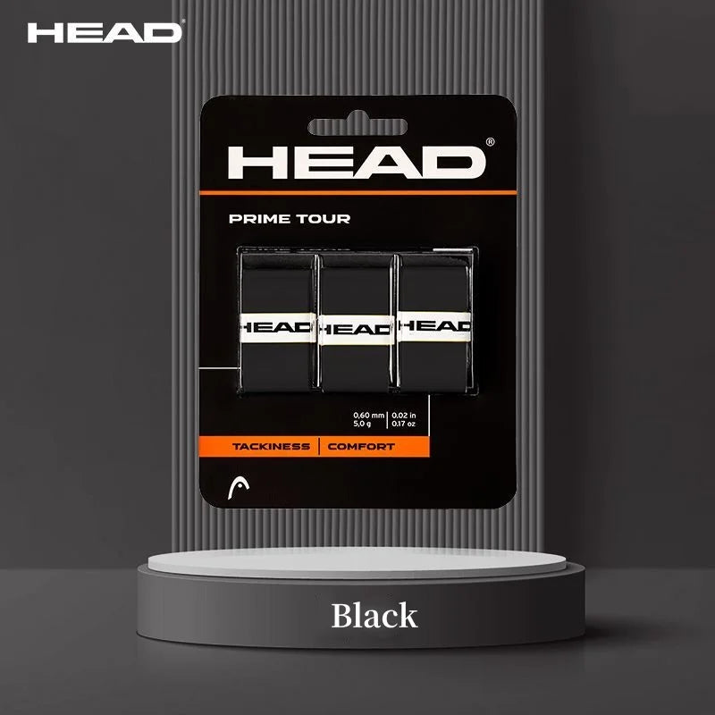 HEAD Racket Grip Tape – Black (3 Pack)