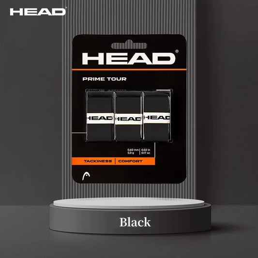 HEAD Racket Grip Tape – Black (3 Pack)