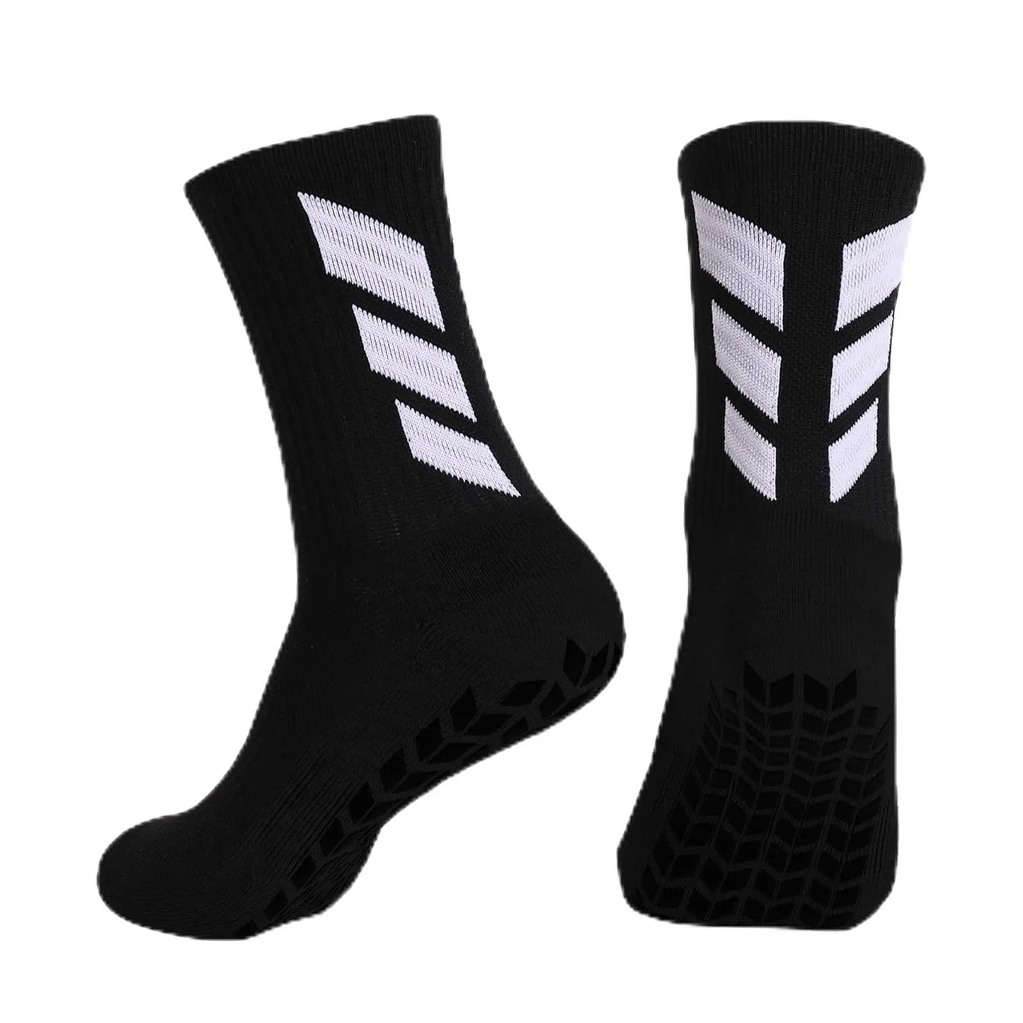 Black Performance Grip Socks
