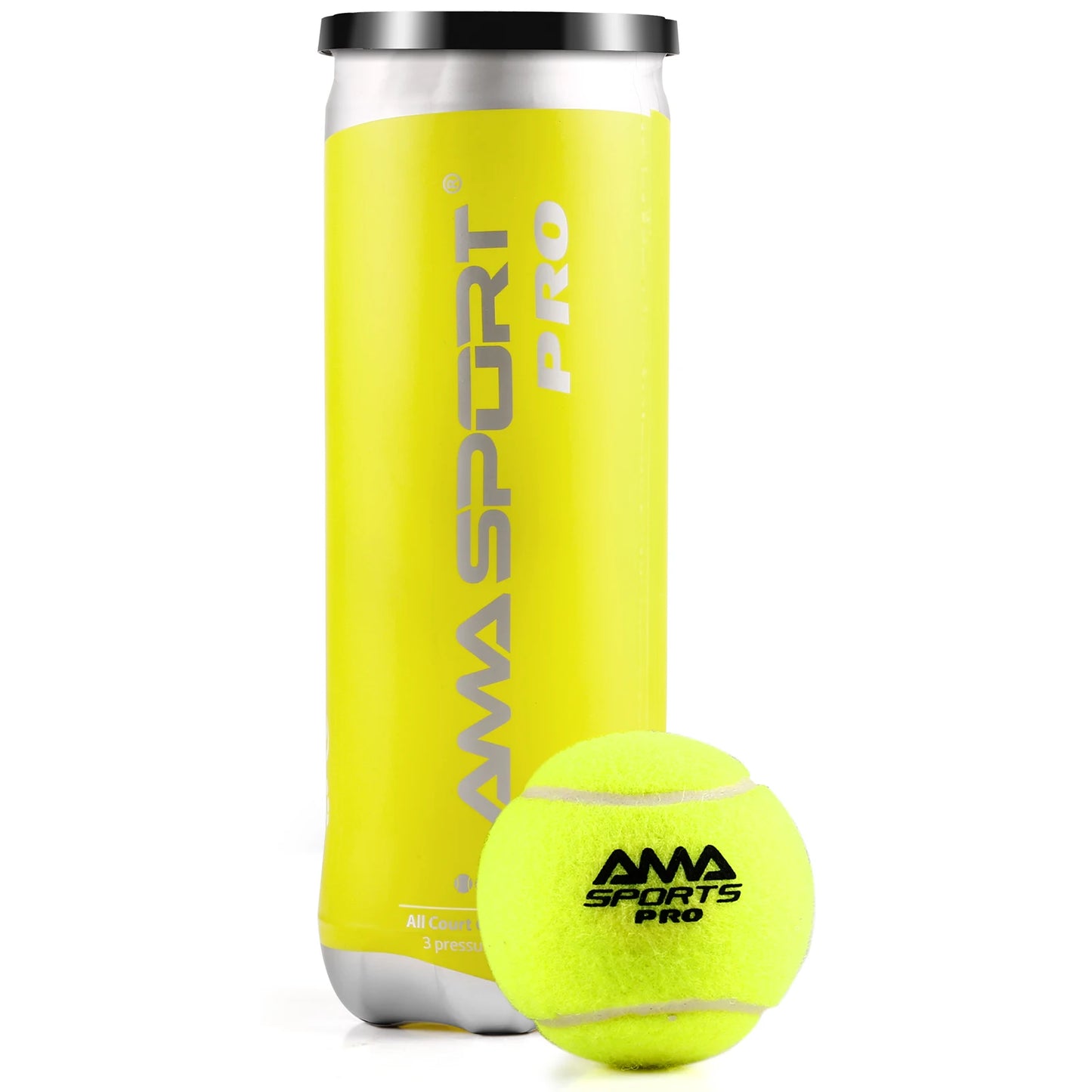 AMA SPORT Competition-Standard Padel Balls: PRO / PRO+ / PROS