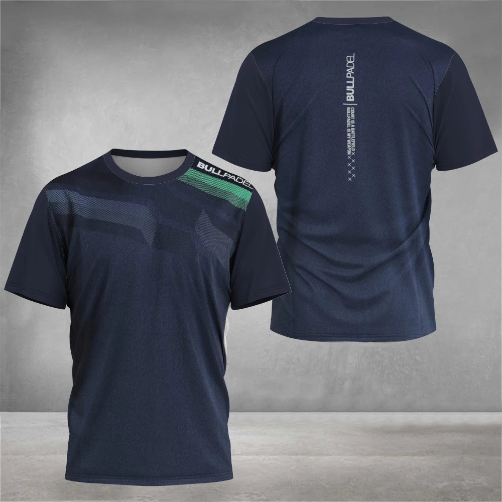 Bullpadel Unisex Performance Top – Navy & Green