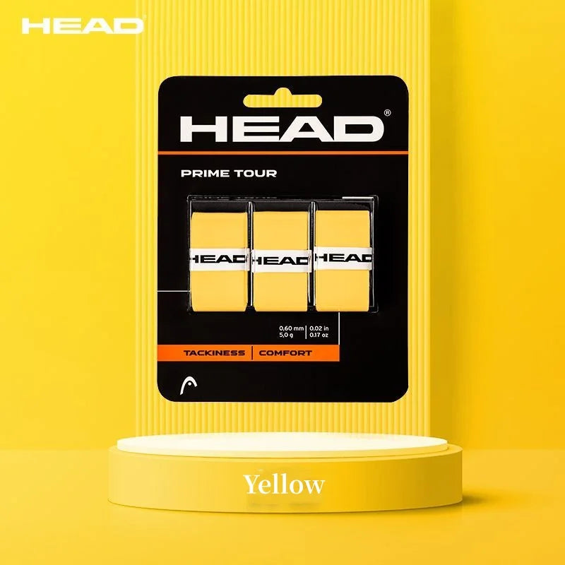 HEAD Racket Grip Tape – Yellow (3 Pack)